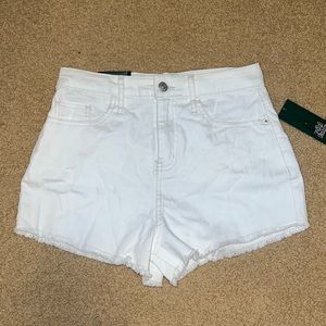 Wild Fable: White jean shorts (NWT)